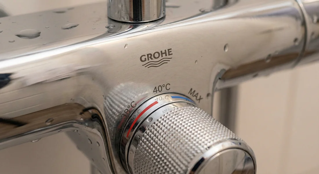 Identification d'un mitigeur thermostatique Grohe