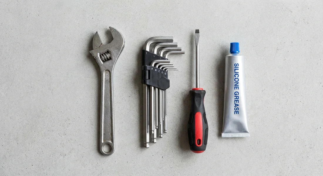 Outils nécessaires pour changer une cartouche de douche