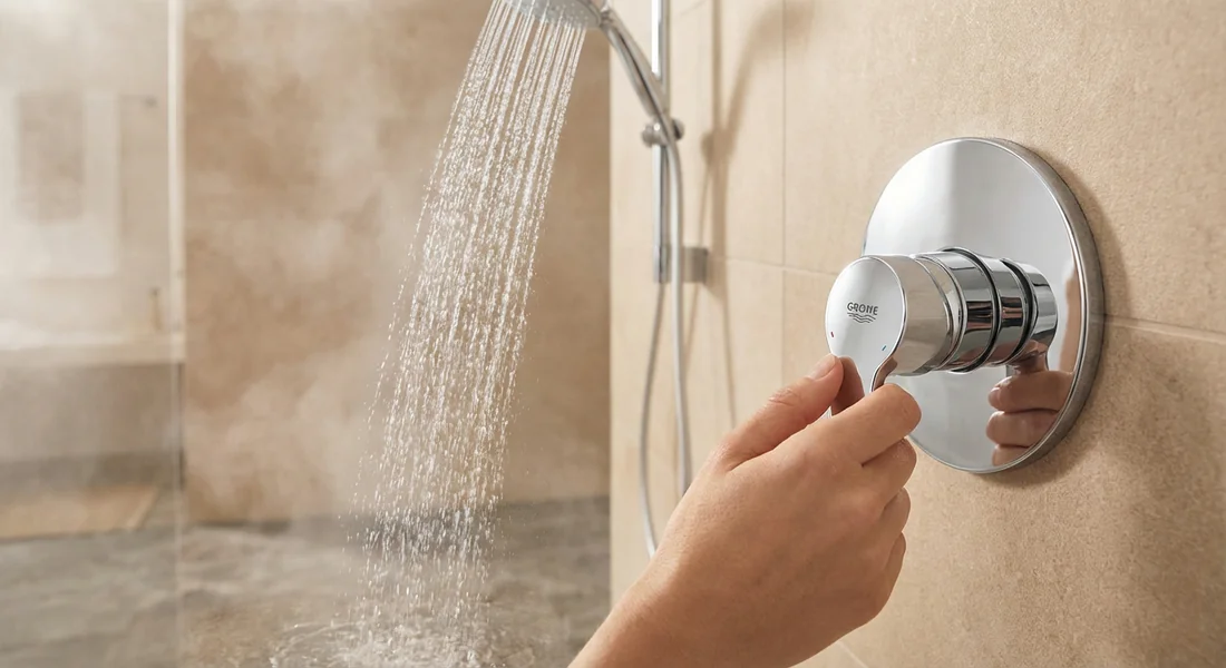 Test du mitigeur Grohe après réparation