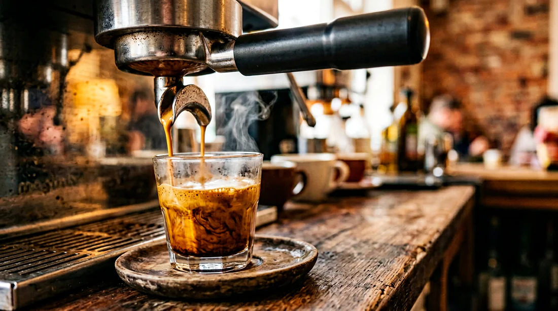 Extraction parfaite d'un expresso avec la Magimix