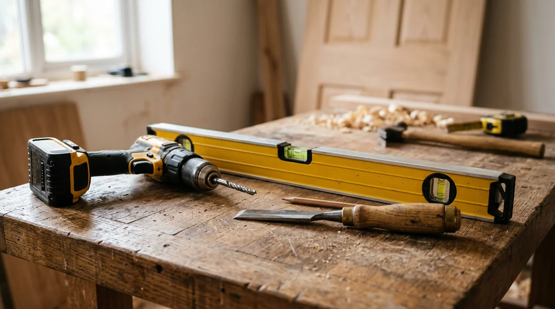 Outils nécessaires pour le réglage d'une porte