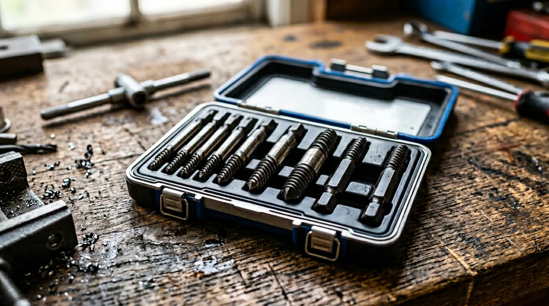 Kit d'extracteurs de vis professionnels