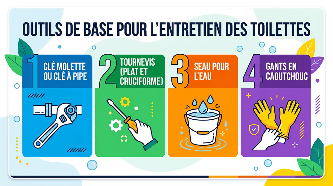 Outils nécessaires pour le dépannage d'un sanibroyeur
