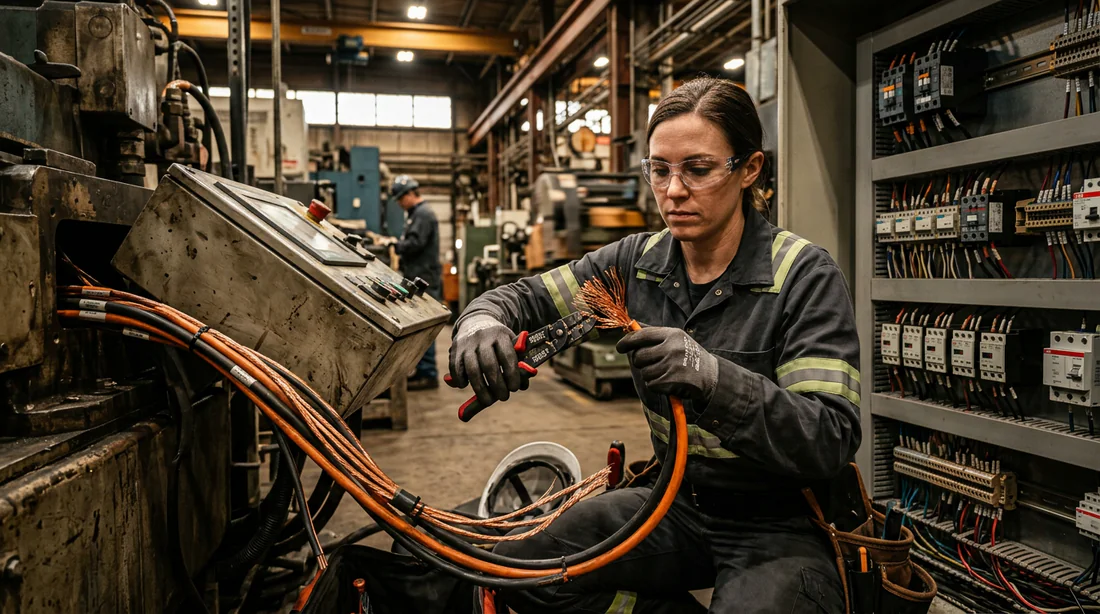 Utilisation de câbles souples pour le câblage industriel