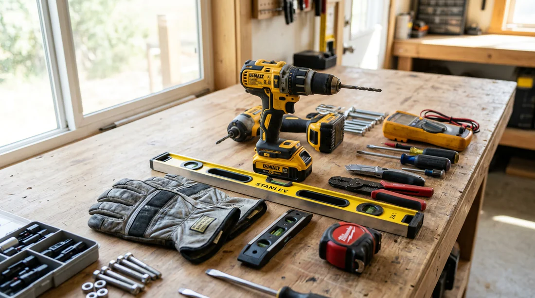 Outils de professionnel pour la pose de panneaux solaires