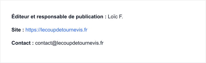Éditeur, Site, Contact