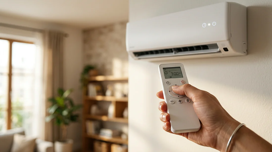 Utilisation d'une télécommande pour régler le voyant de climatisation
