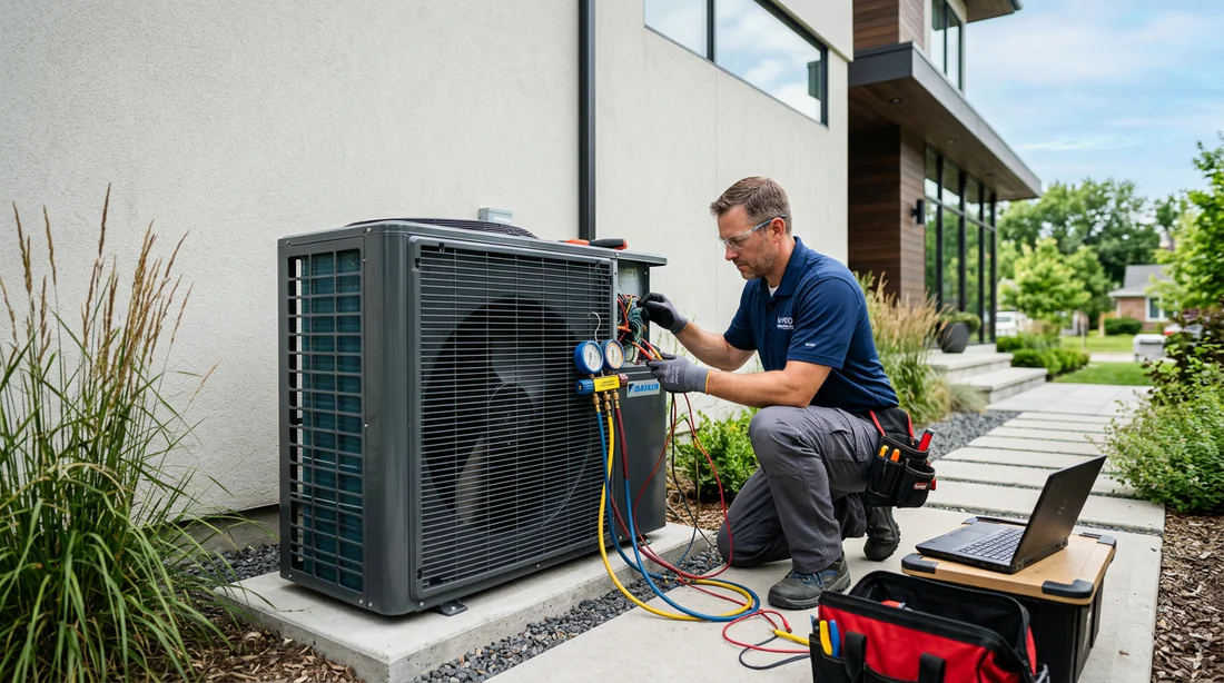 Maintenance et entretien d'une unité extérieure de pompe à chaleur Daikin